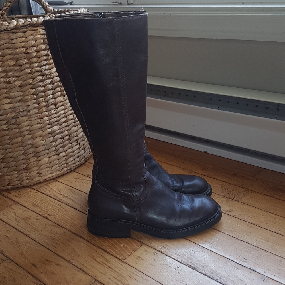 J Crew Italian Leather Boots Size 7